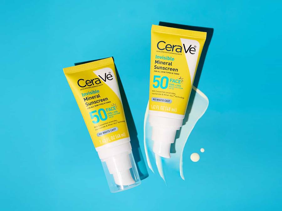 Invisible Mineral Sunscreen editorial