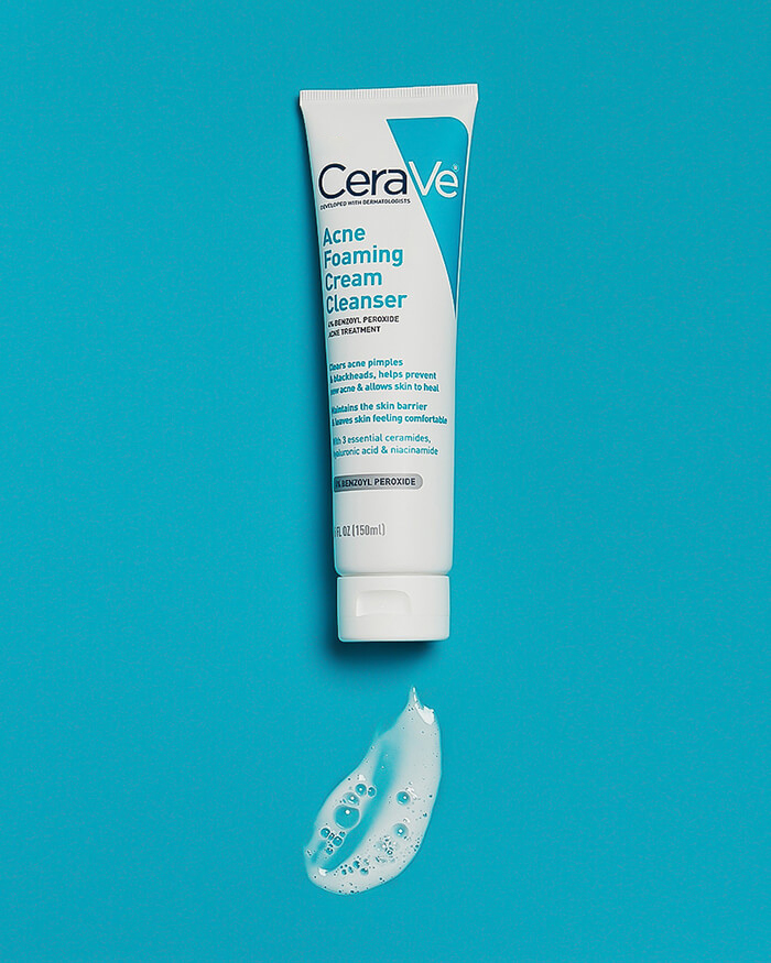 Cerave Acne Foaming Cream Cleanser boxes little damaged in