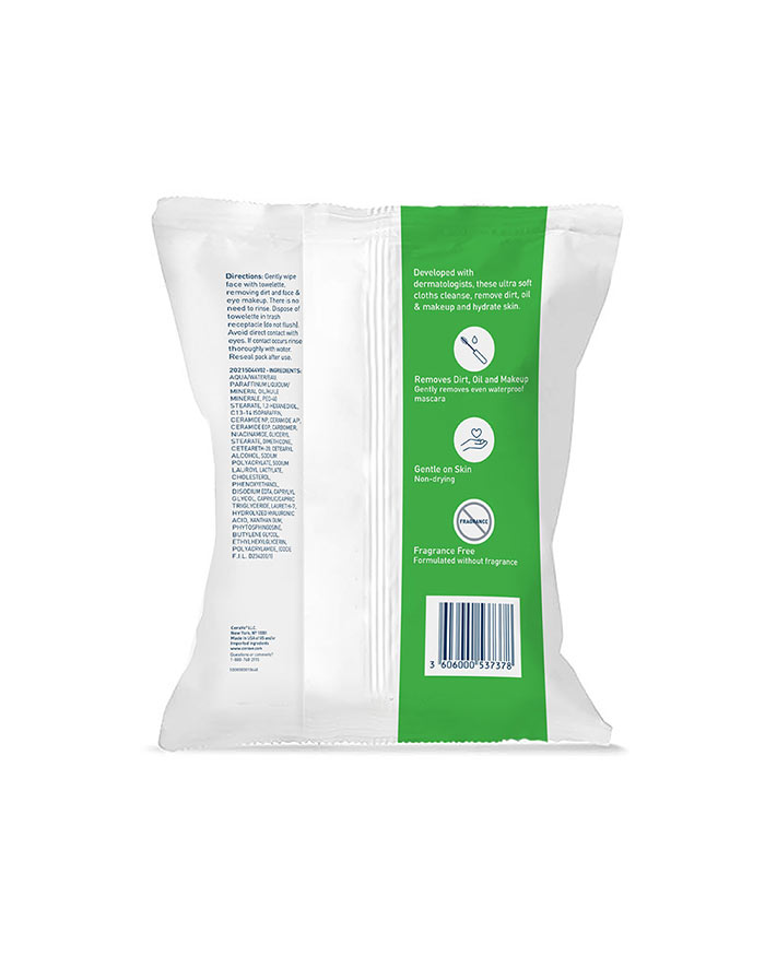 cerave makeup remover wipes