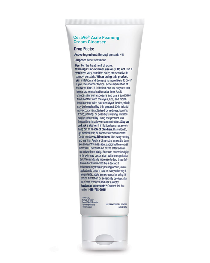 Acne foaming cleanser cerave sale