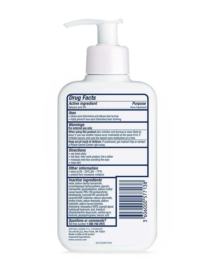 Cerave salicylic acid cleanser sale