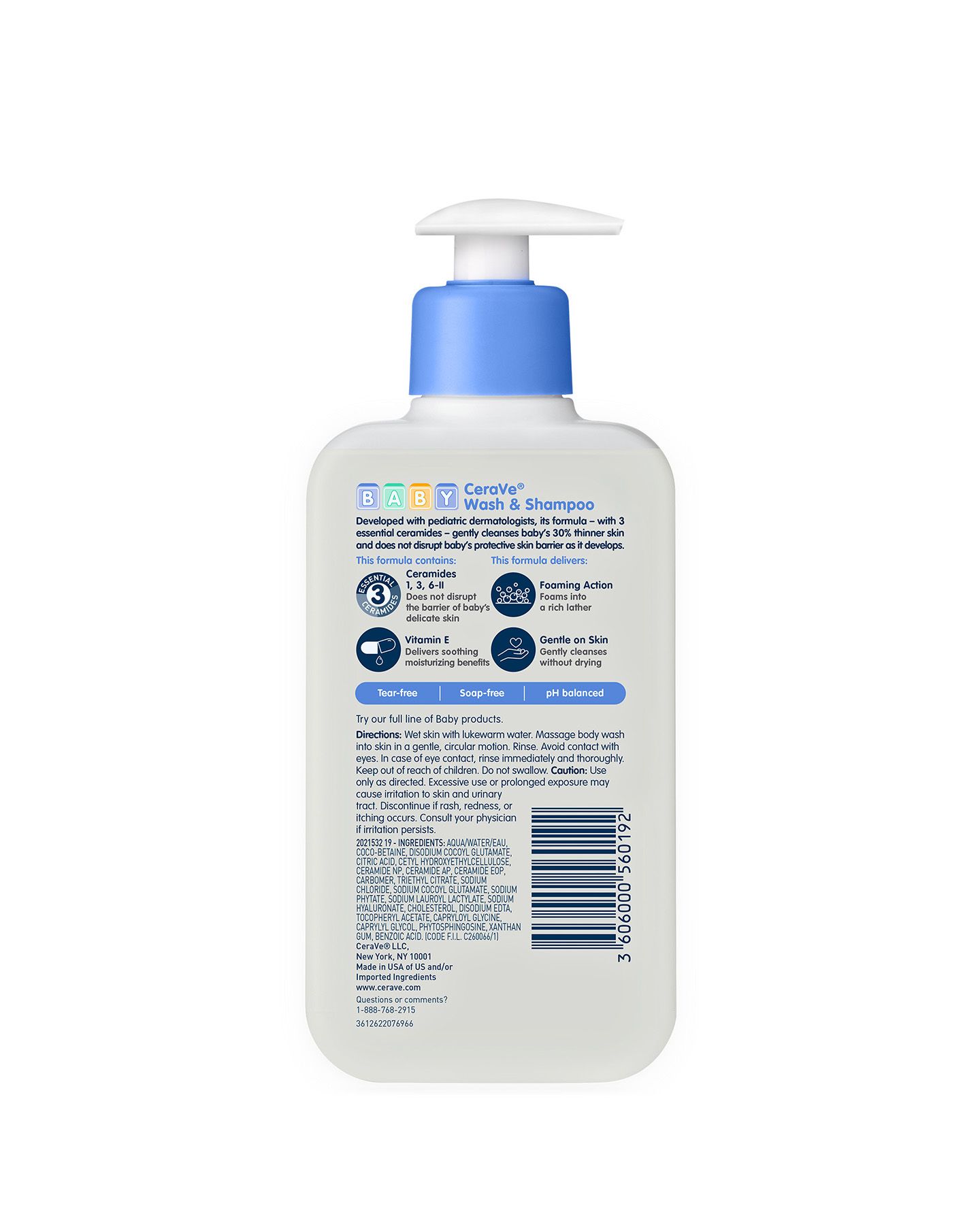 CeraVe Baby Wash & Shampoo - Thumbnail 2