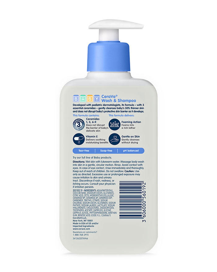 Baby shampoo ingredients deals