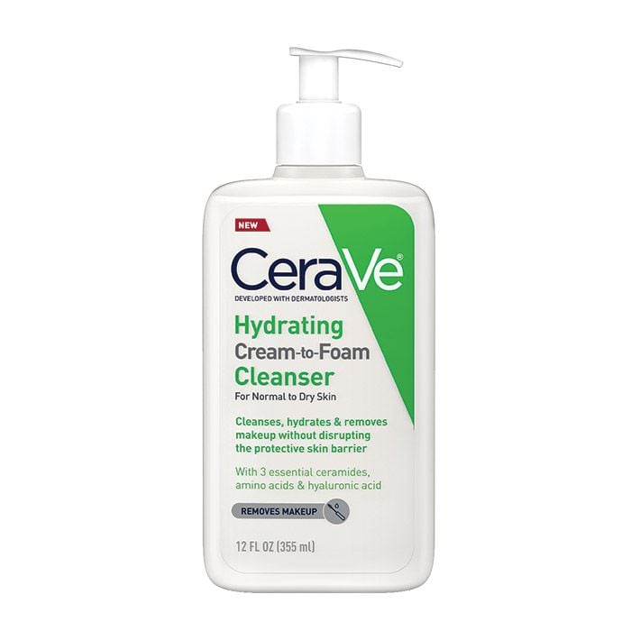 CeraVe Hydrating Cream-to-Foam Cleanser
