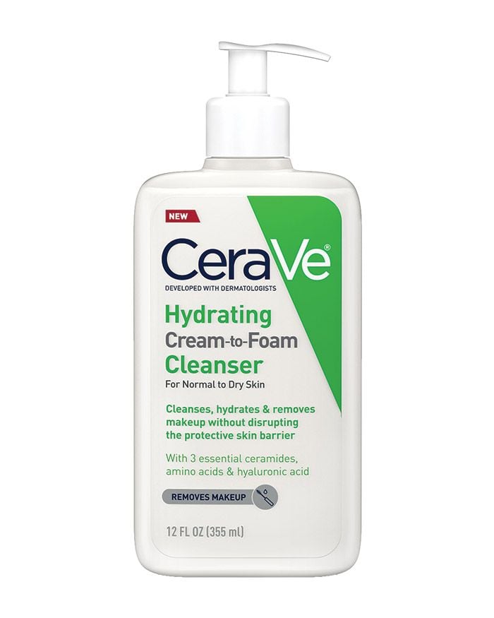 Hydrating Cream-to-Foam | Facial Cleanser | CeraVe
