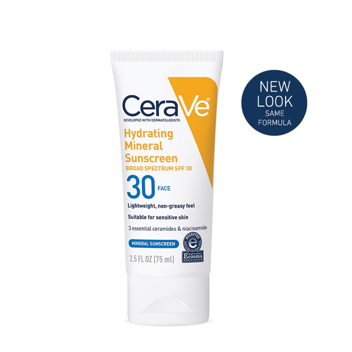 Hydrating Mineral Sunscreen Face Lotion SPF 30 CeraVe