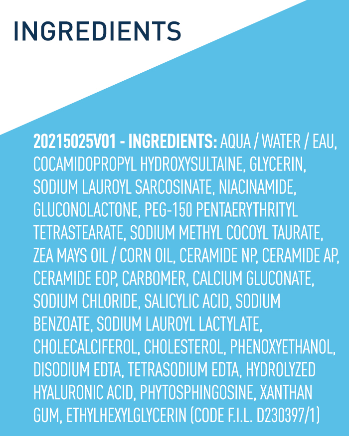 Renewing SA Salicylic Acid Cleanser Face Wash CeraVe
