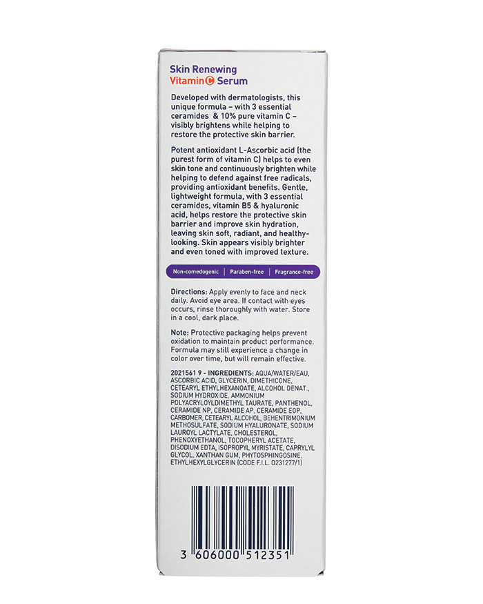Skin Renewing Vitamin C Serum Moisturizers Cerave