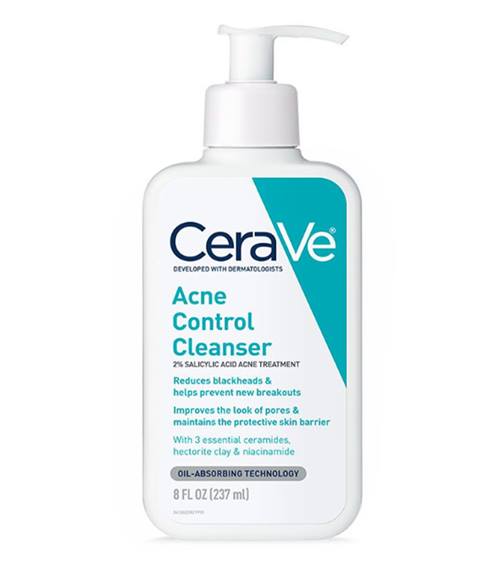 CeraVe Acne Foaming Cream Cleanser, Acne Control Cleanser