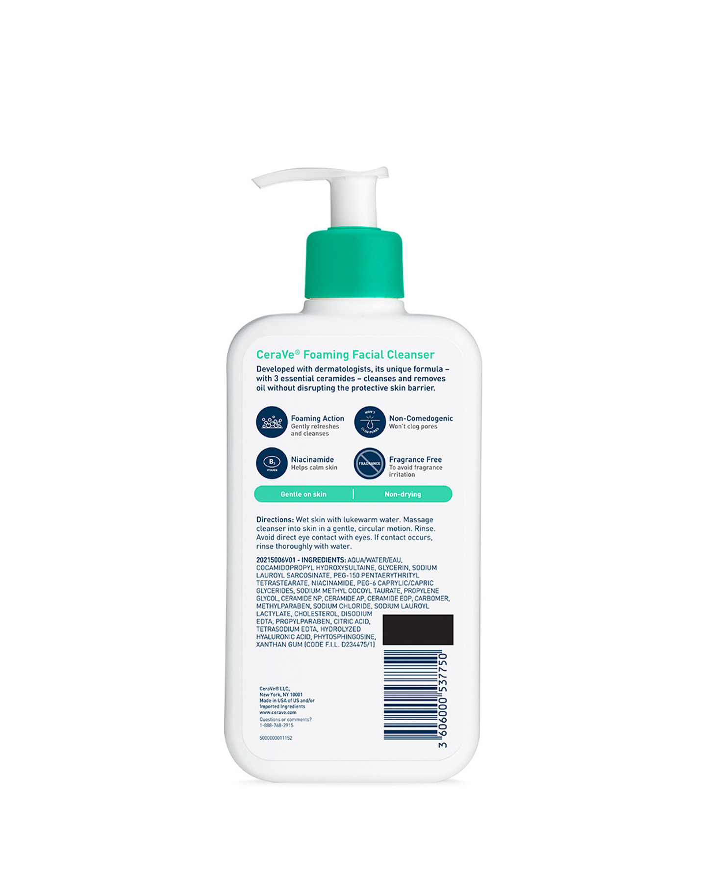 CeraVe Foaming Facial Cleanser - Thumbnail 3