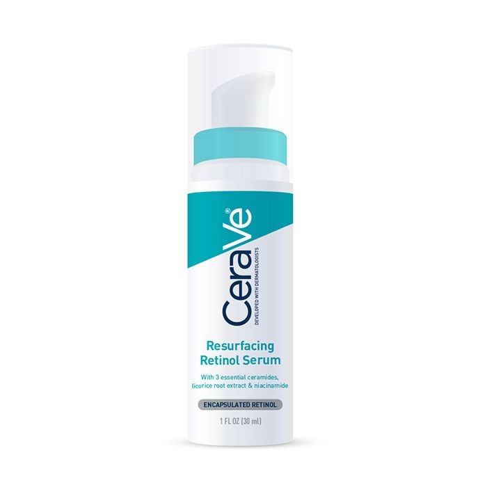 CeraVe Resurfacing Retinol Serum pump