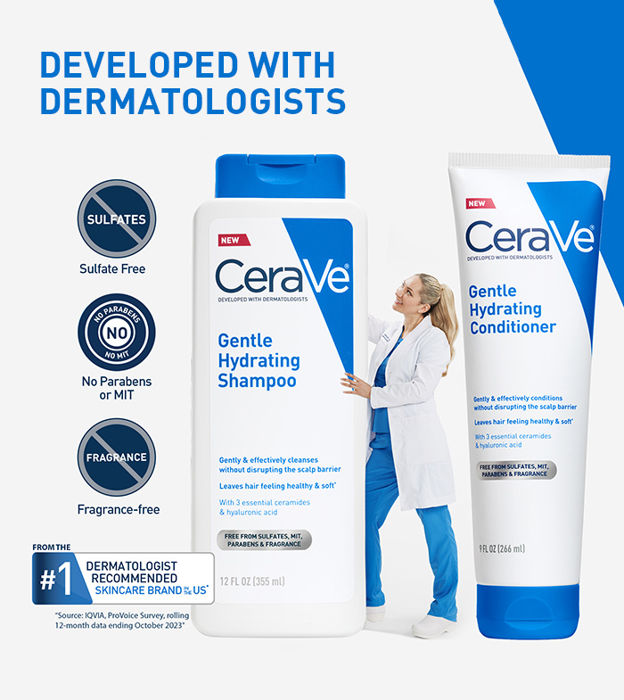 Gentle Hydrating Conditioner Fragrance Free Conditioner CeraVe