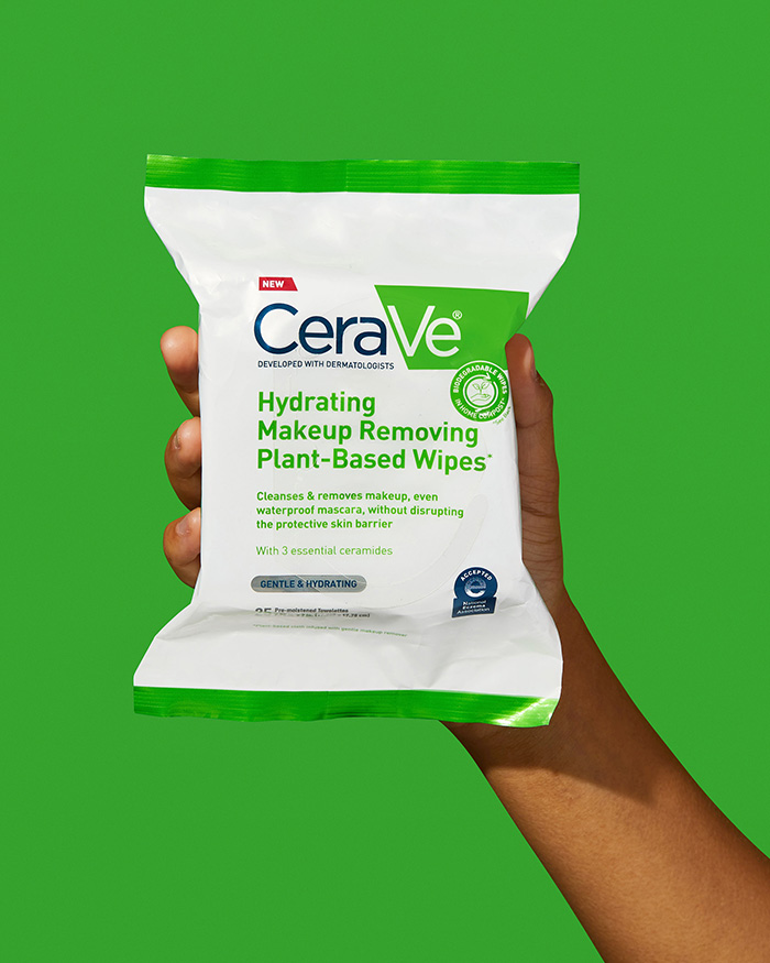 Hydrating Makeup Remover PlantBased Wipes CeraVe