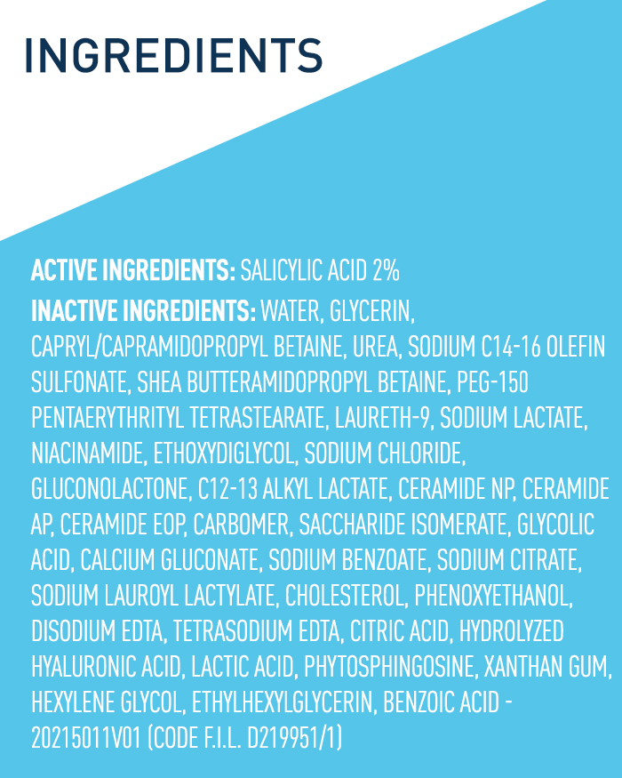Cleanser for Psoriasis Treatment with Salicylic Acid CeraVe