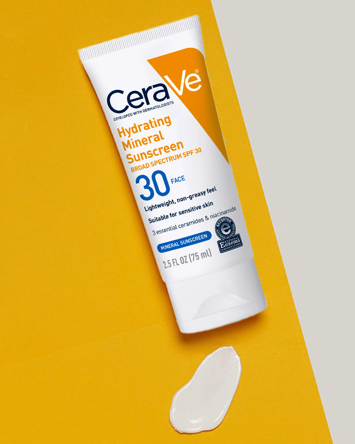 Hydrating Mineral Sunscreen Face Lotion SPF 30 CeraVe